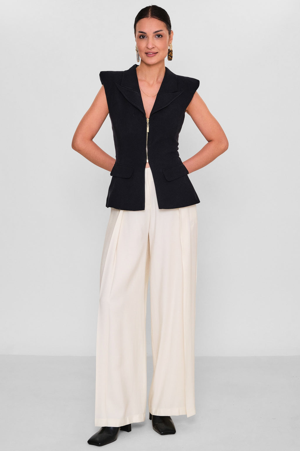 Mamulier - Plus Size Waistcoat (MML26Y7000) - 8690200157509