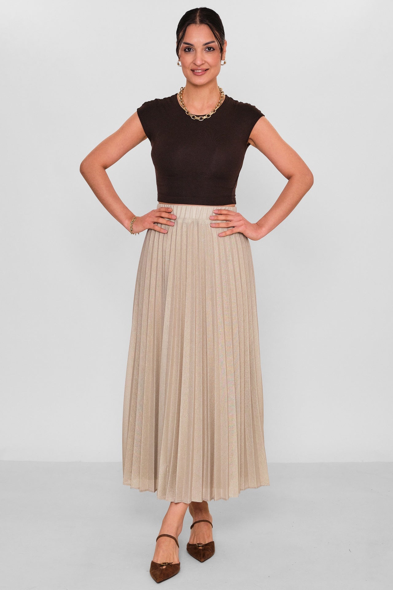 Myraang - Plus Size Skirt (MRG26Y03-3855) - 8690200157523