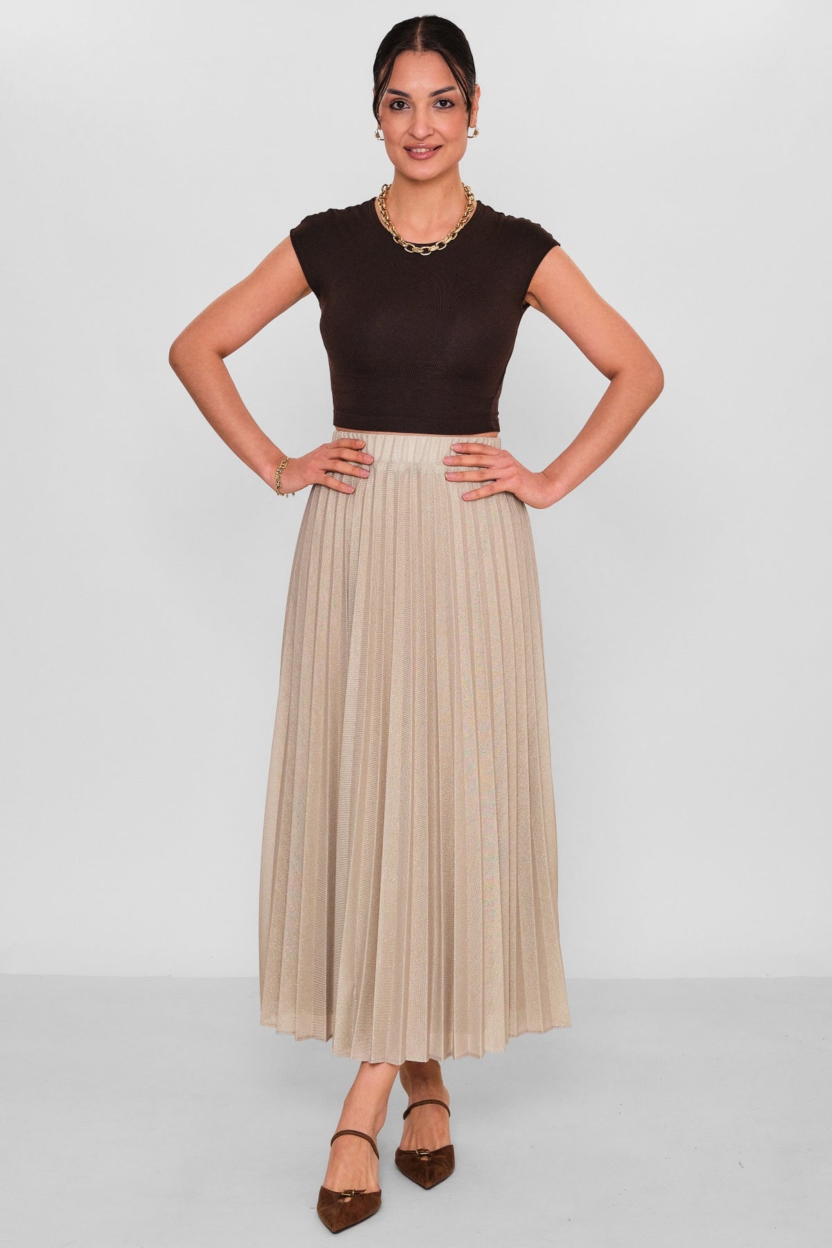 Myraang - Plus Size Skirt (MRG26Y03-3855) - 8690200157523