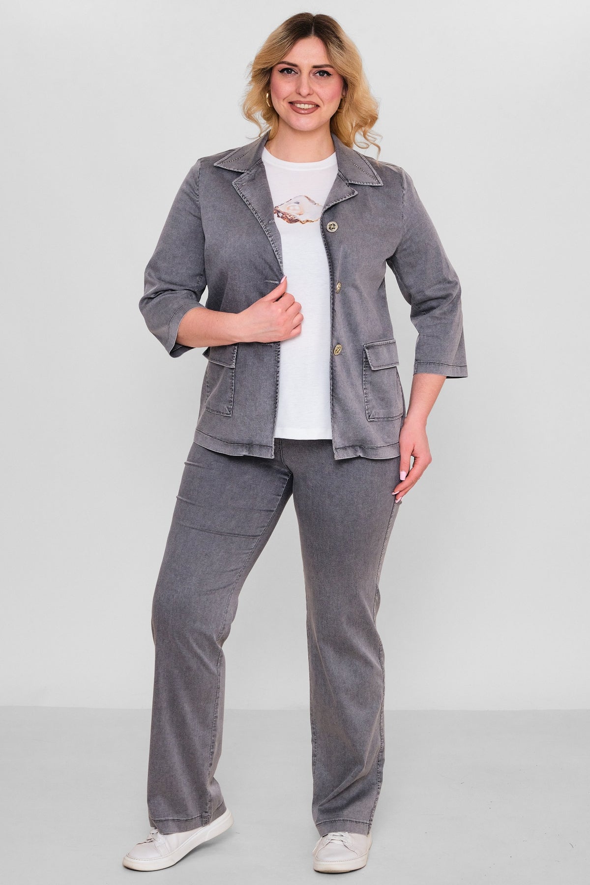 Elitline - Plus Size Suit (ELT26Y7-276-4058) - 8690200158605