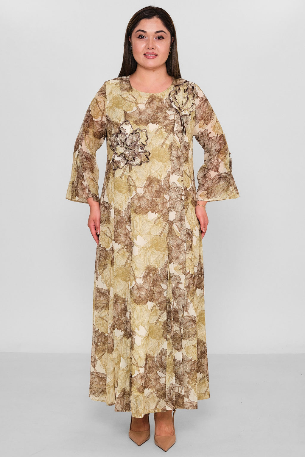 Gumanize - Plus Size Dress (GMZ2026-543-8167) - 8690200158728
