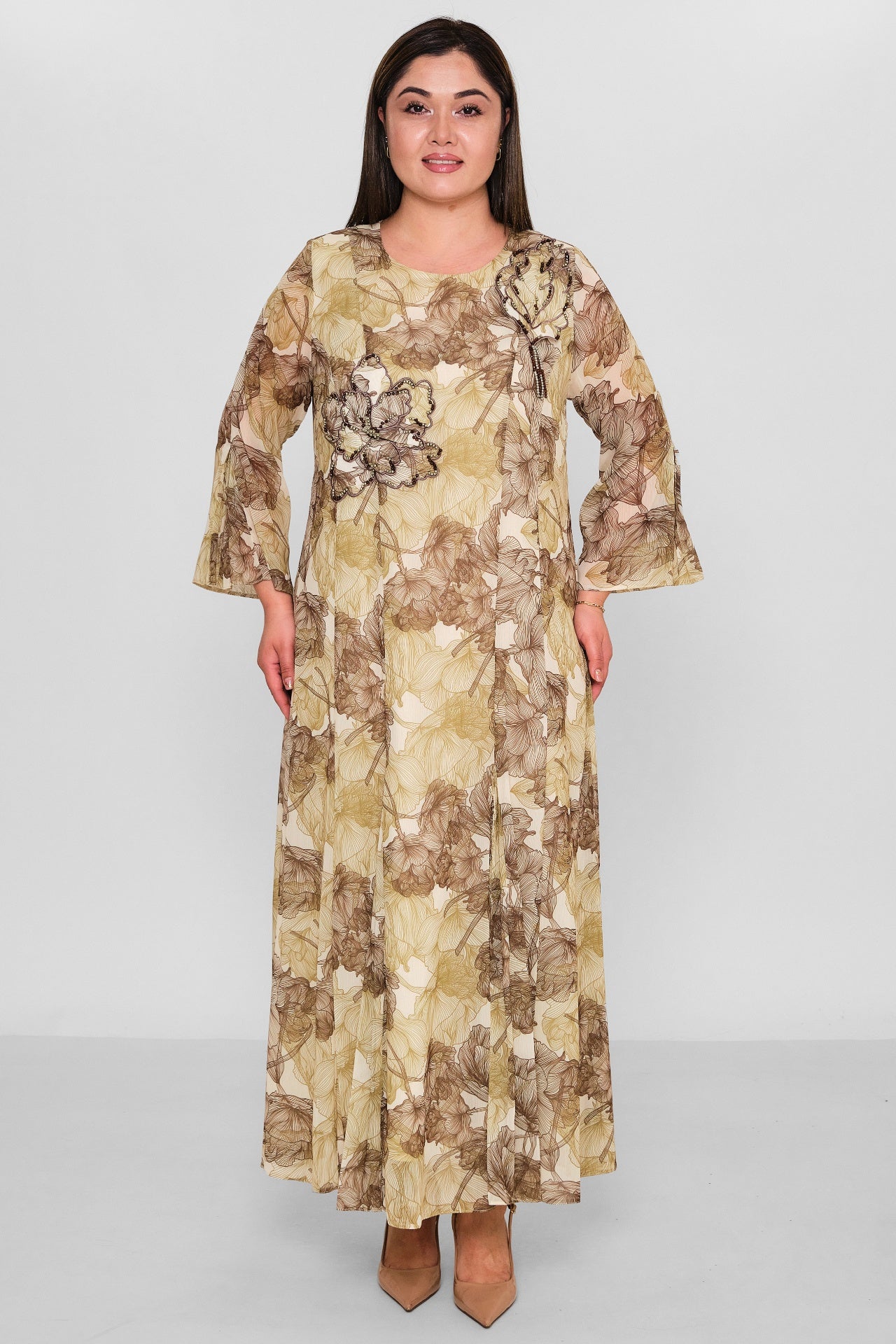 Gumanize - Plus Size Dress (GMZ2026-543-8167) - 8690200158728