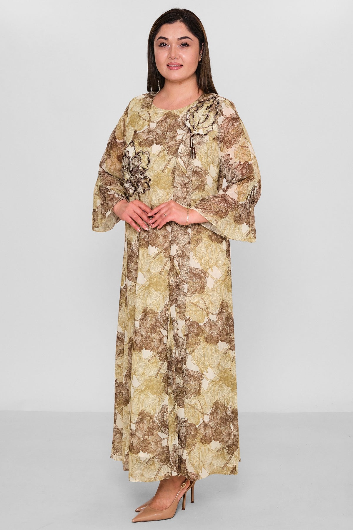 Gumanize - Plus Size Dress (GMZ2026-543-8167) - 8690200158728