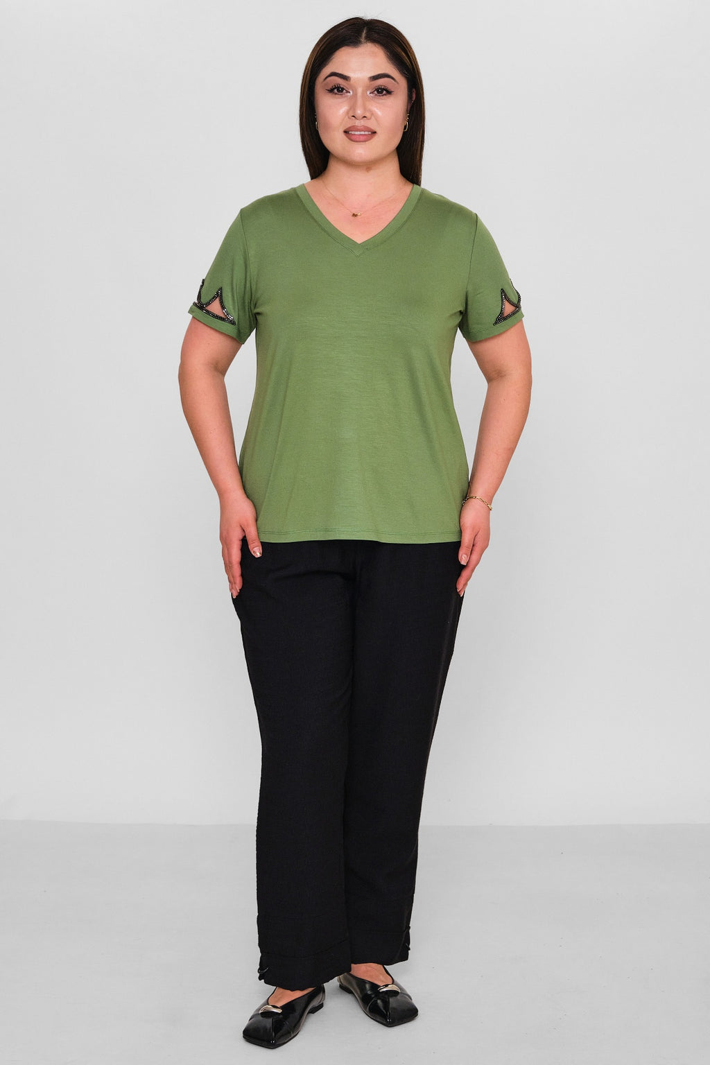Xlife - Plus Size Blouse (XLF26Y7082) - 8690200159299