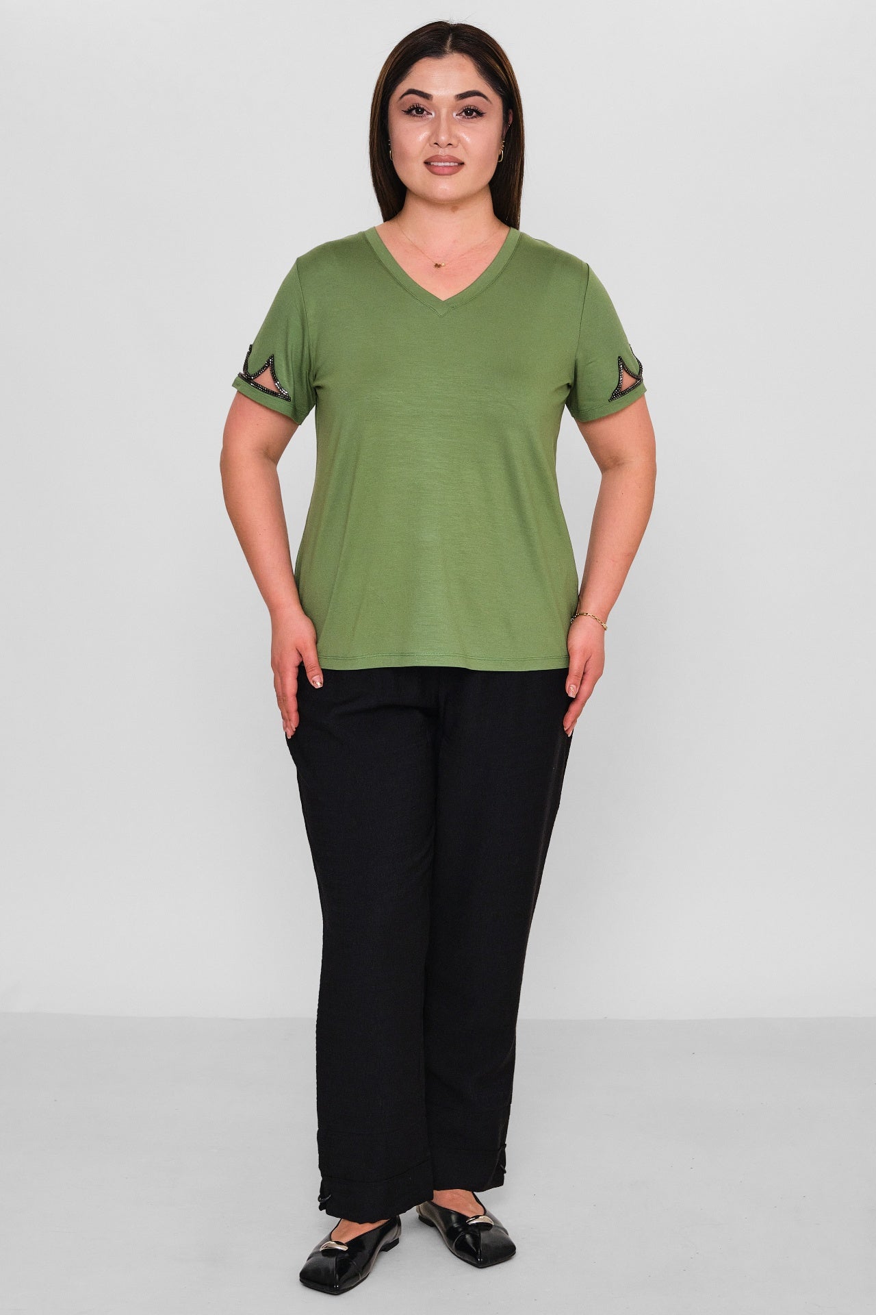 Xlife - Plus Size Blouse (XLF26Y7082) - 8690200159299