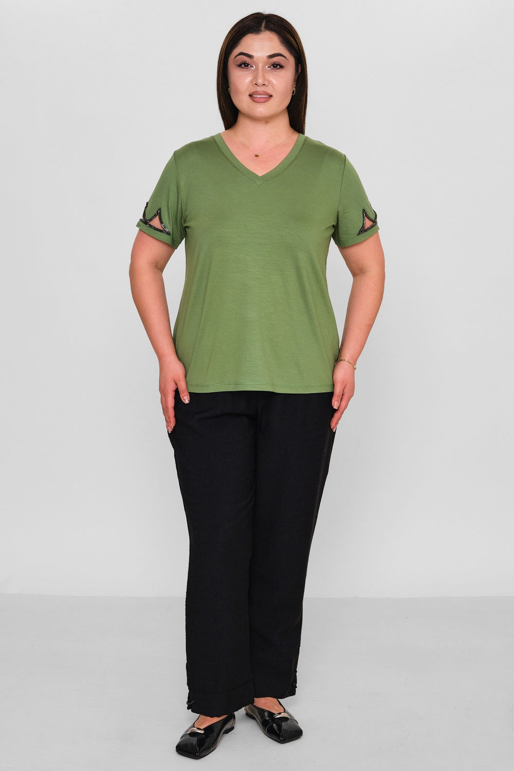 Xlife - Plus Size Blouse (XLF26Y7082) - 8690200159299