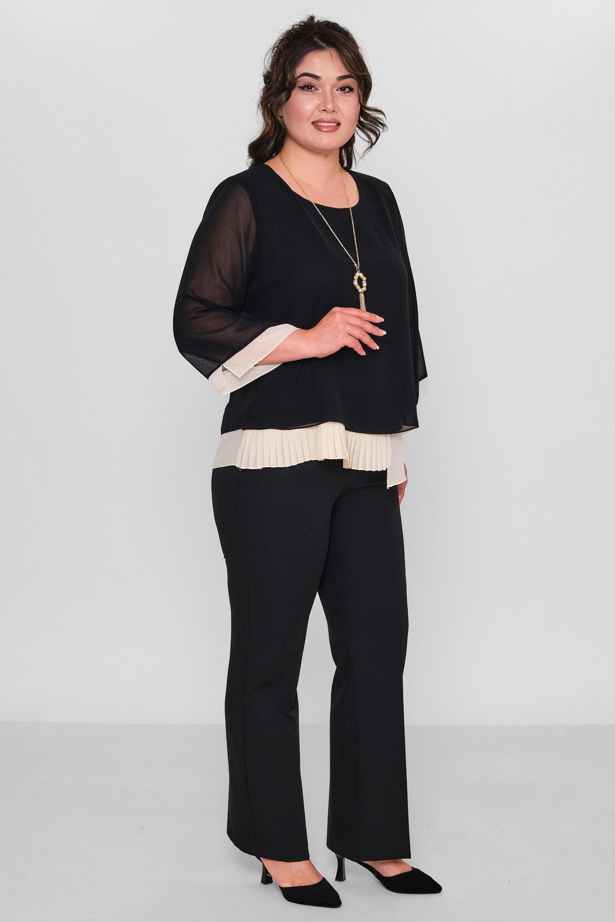 Kifayet - Extended Plus Size Evening Dress (KFY26Y23703-20) - 8690200159466
