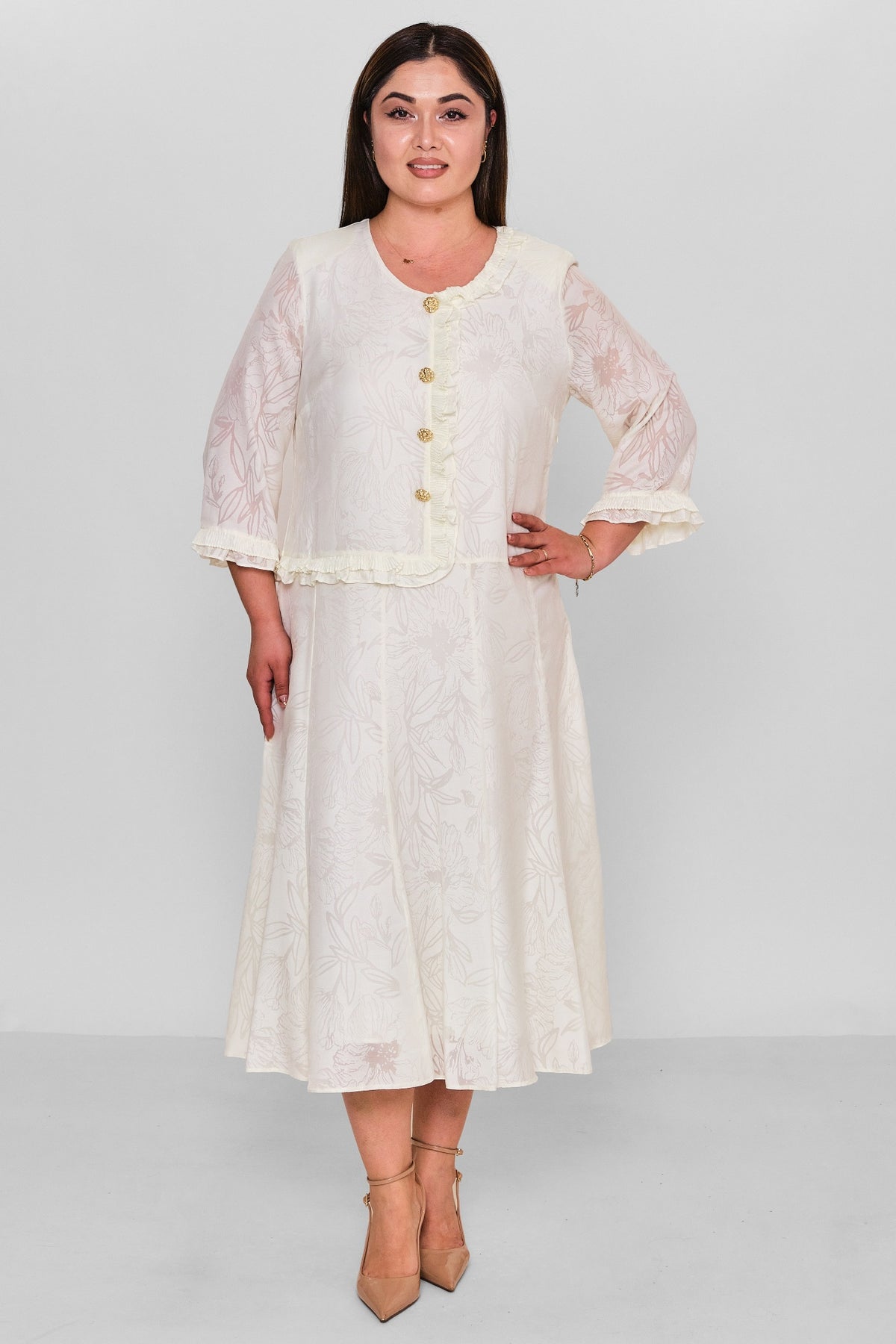 Gumanize - Plus Size Dress (GMZ2025-1072-7722) - 8690200159985