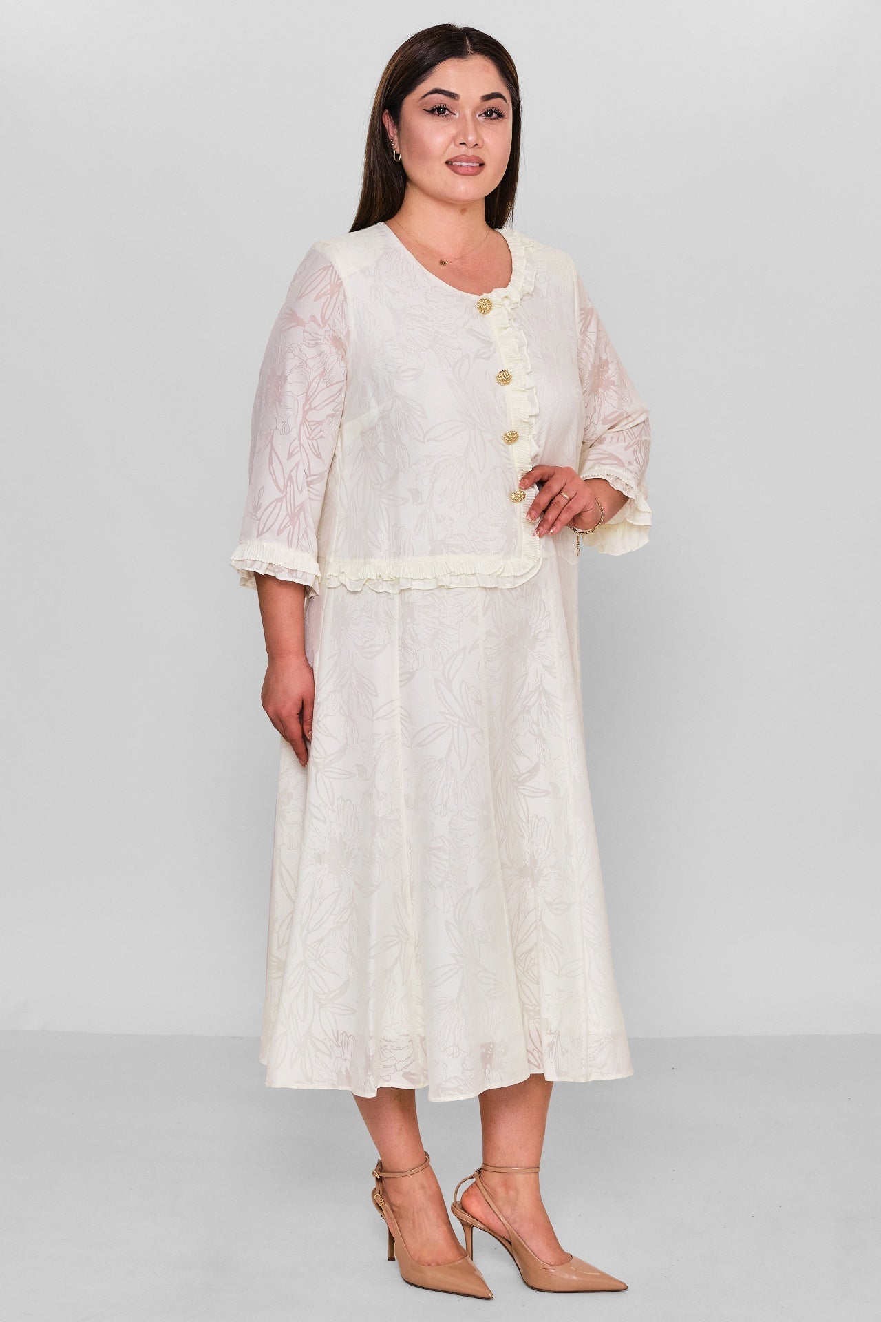 Gumanize - Plus Size Dress (GMZ2025-1072-7722) - 8690200159985