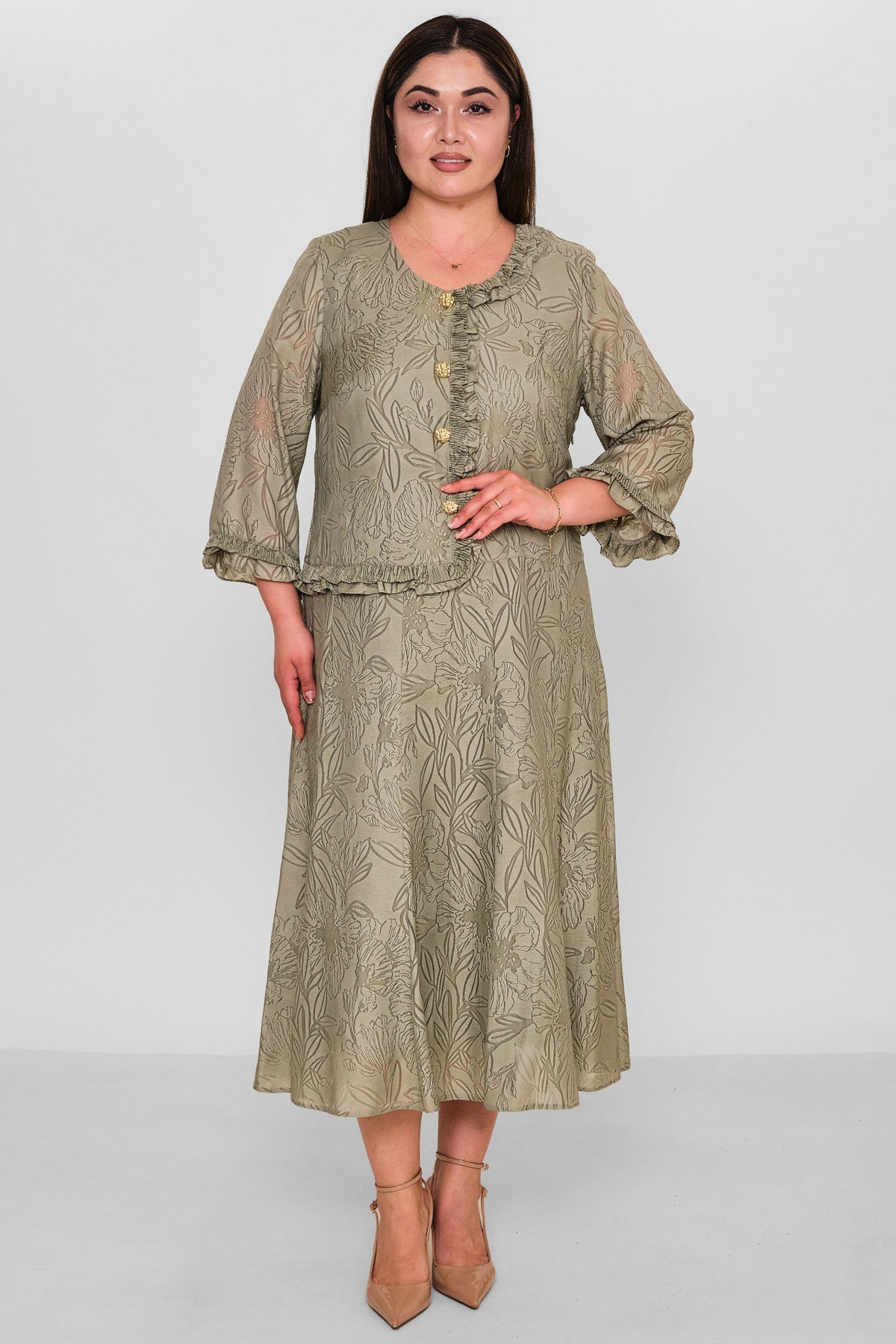 Gumanize - Plus Size Dress (GMZ2025-1072-7722) - 8690200159992