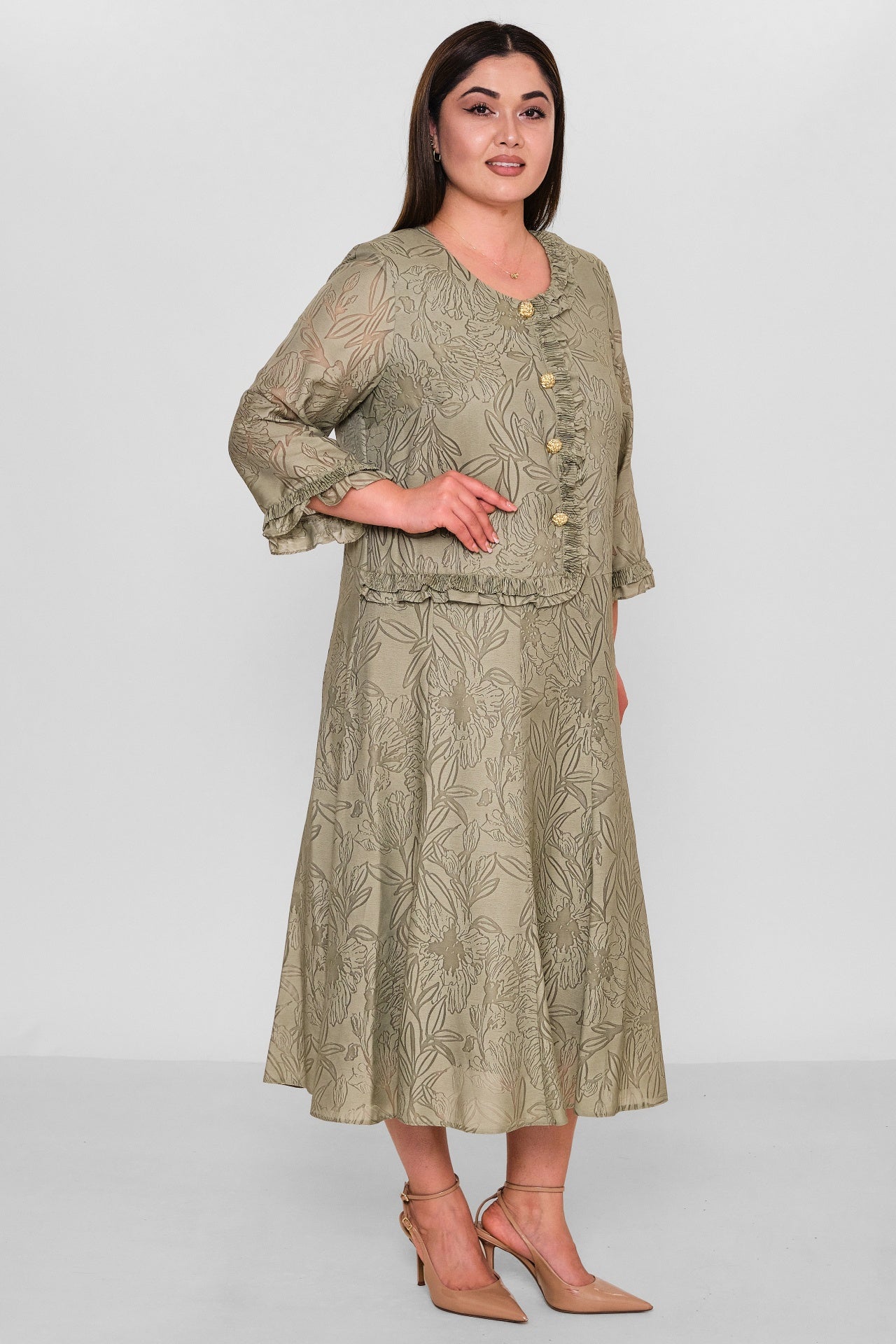 Gumanize - Plus Size Dress (GMZ2025-1072-7722) - 8690200159992