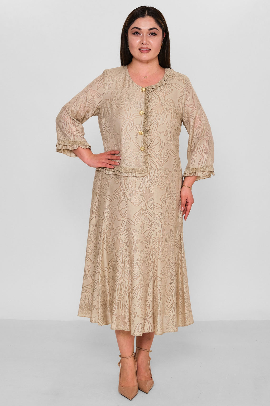 Gumanize - Plus Size Dress (GMZ2025-1072-7722) - 8690200160004