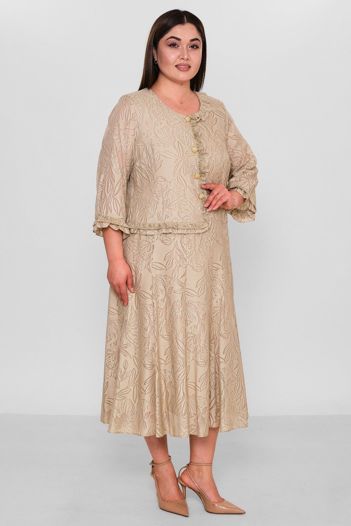 Gumanize - Plus Size Dress (GMZ2025-1072-7722) - 8690200160004
