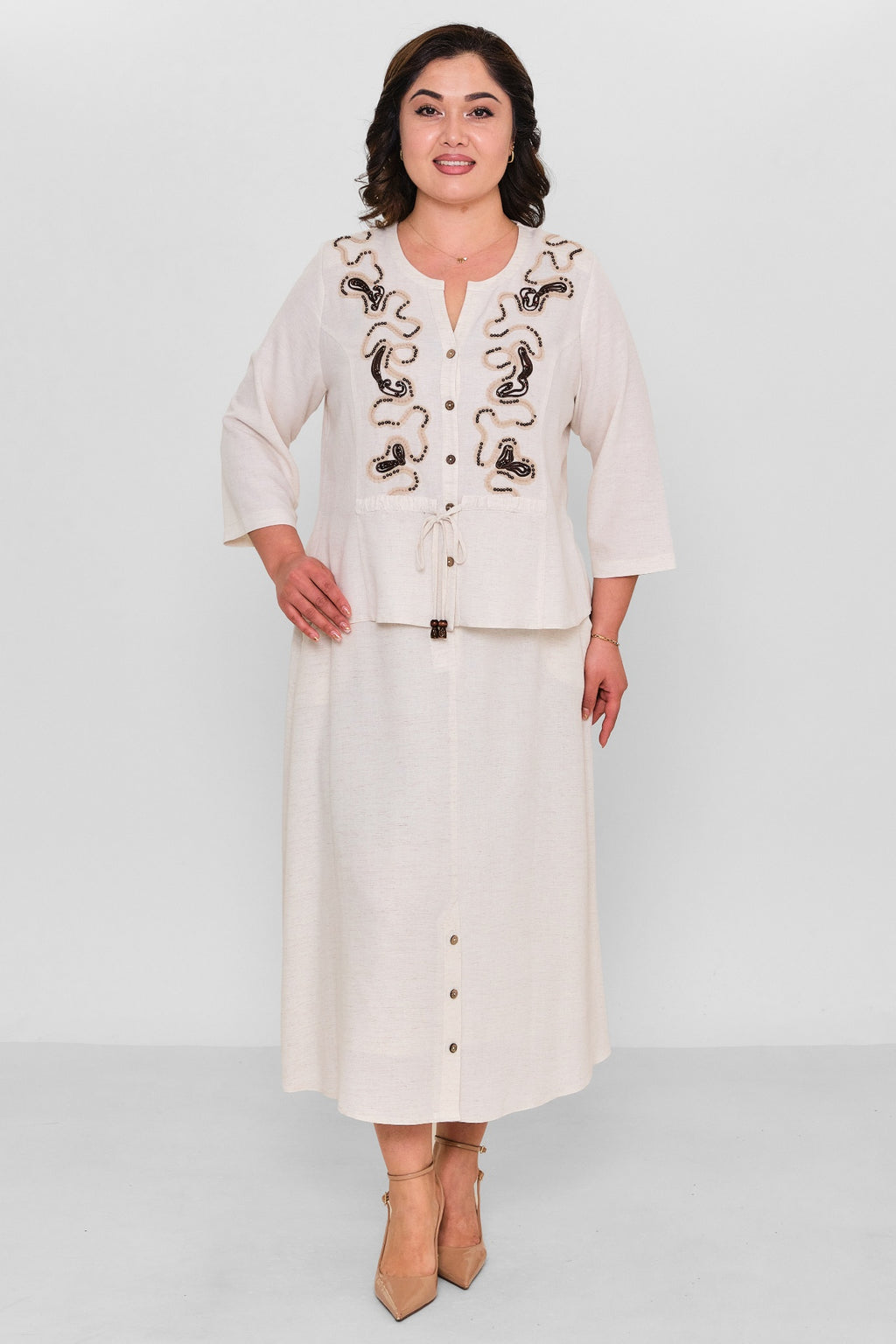 Gumanize - Plus Size Suit (GMZ437-8086) - 8690200161476