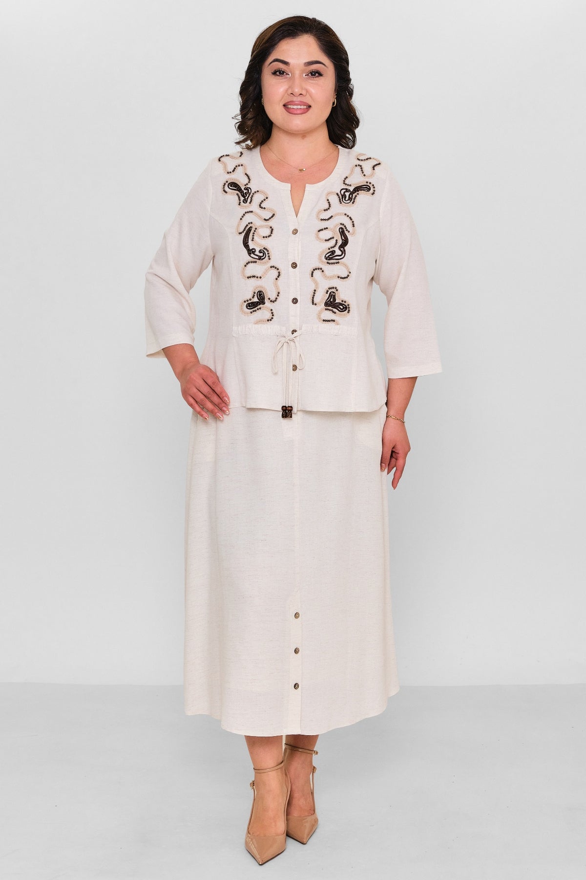 Gumanize - Plus Size Suit (GMZ437-8086) - 8690200161476