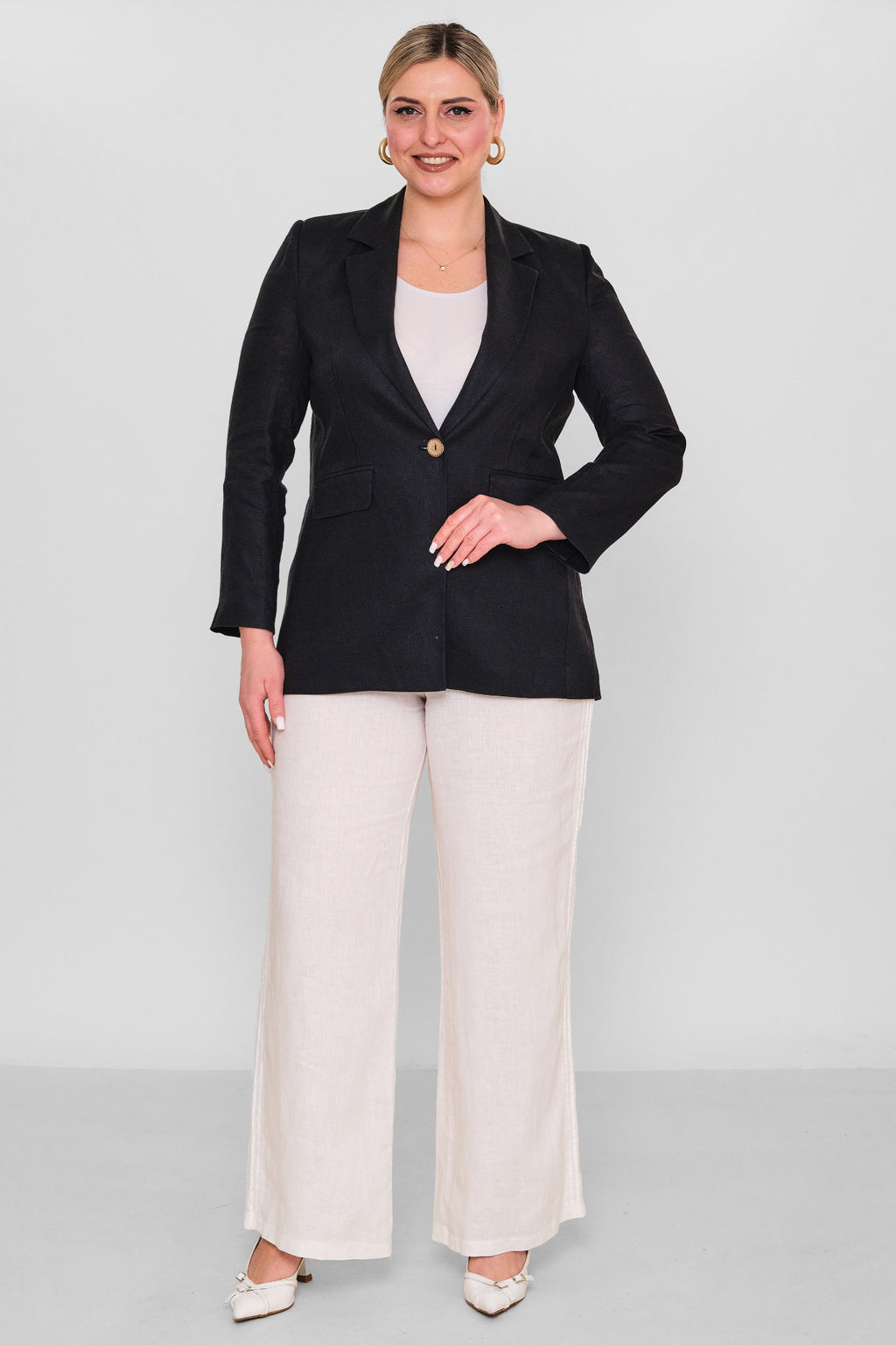 Elitline - Plus Size Jacket (ELT26Y4-55-3020) - 8690200161704