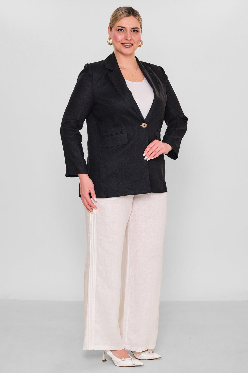 Elitline - Plus Size Jacket (ELT26Y4-55-3020) - 8690200161704