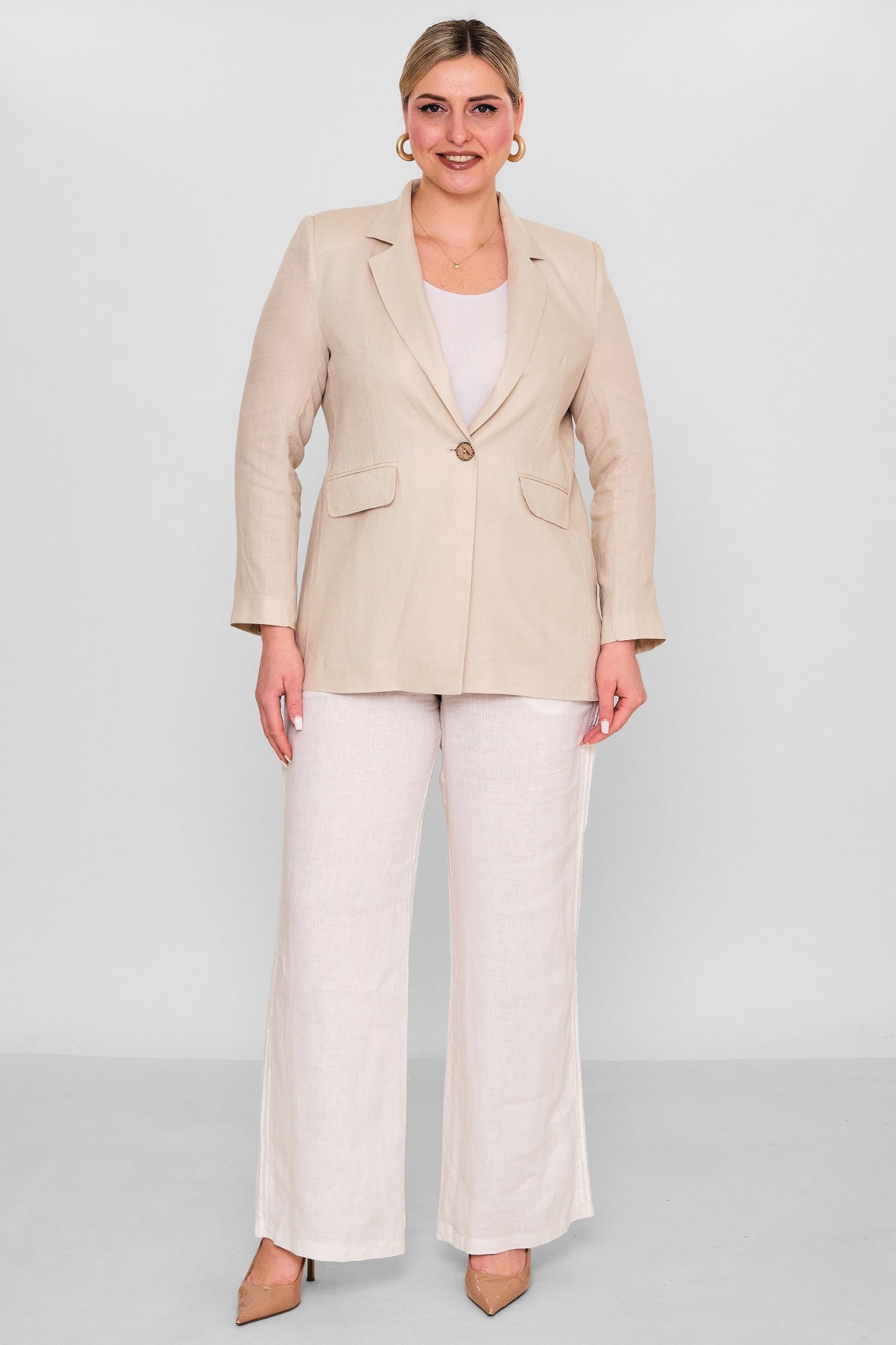 Elitline - Plus Size Jacket (ELT26Y4-55-3020) - 8690200161735