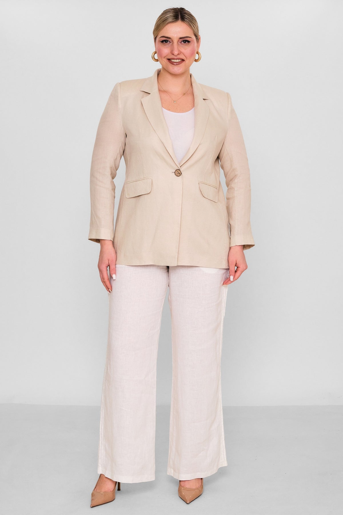 Elitline - Plus Size Jacket (ELT26Y4-55-3020) - 8690200161735