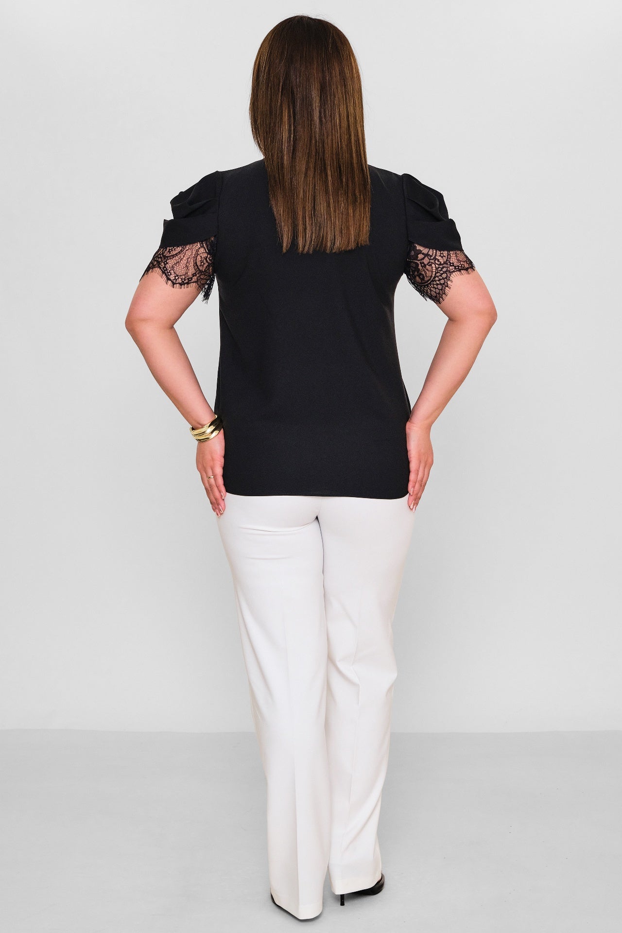 Welike - Plus Size Blouse (WLK26Y1467) - 8690200162459