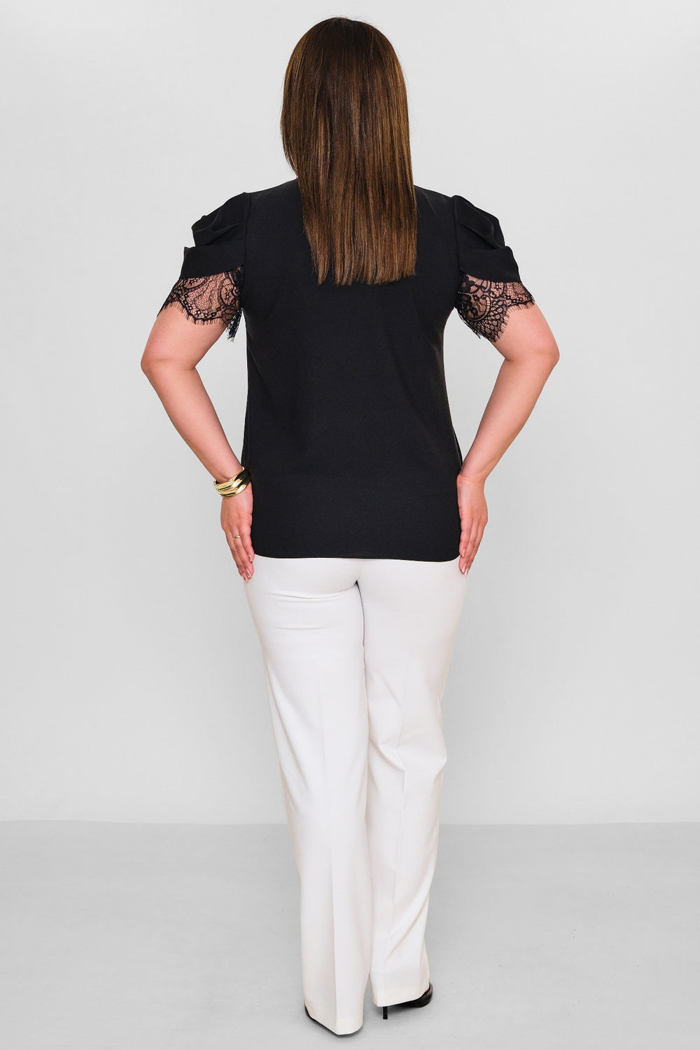 Welike - Plus Size Blouse (WLK26Y1467) - 8690200162459