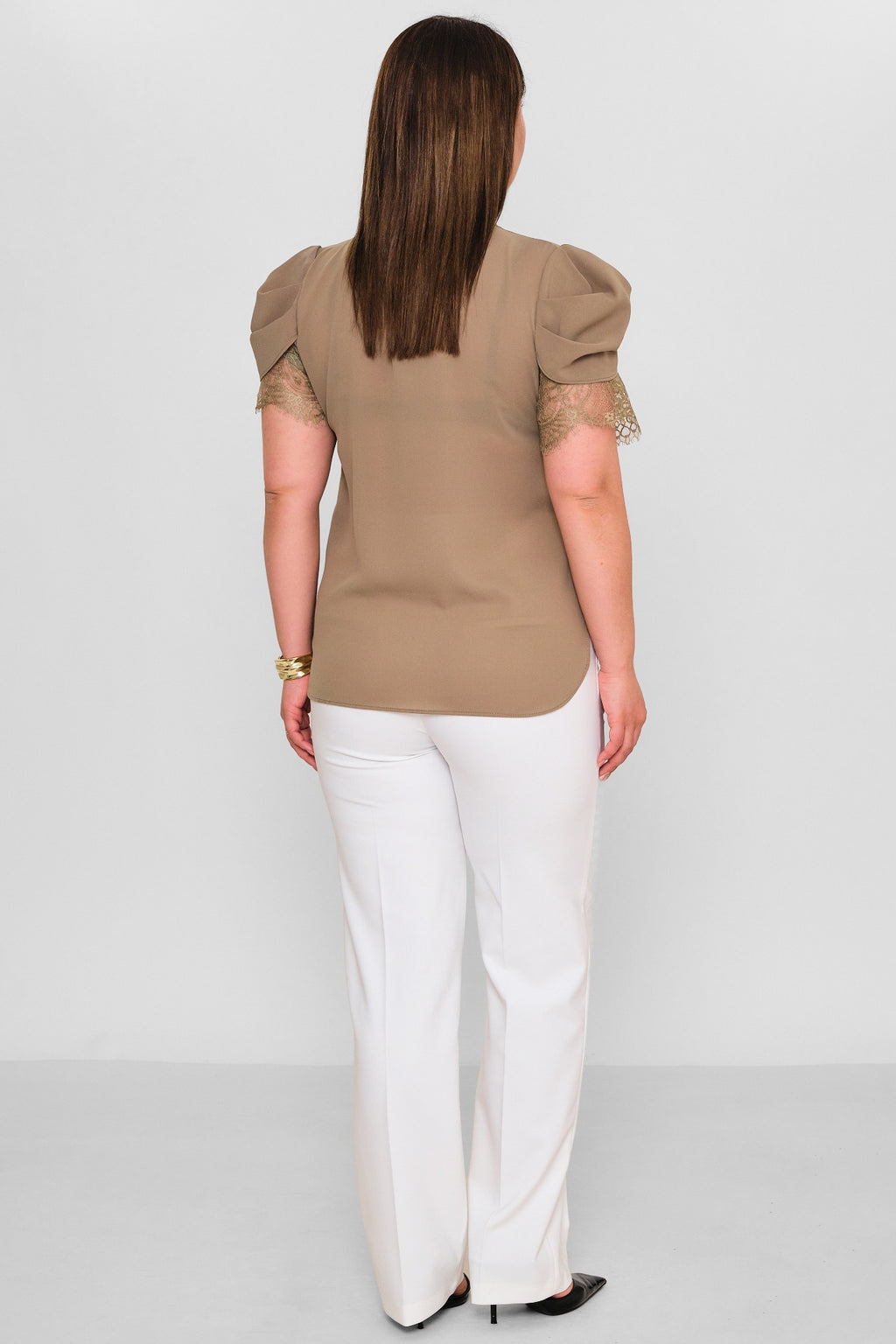 Welike - Plus Size Blouse (WLK26Y1467) - 8690200162480