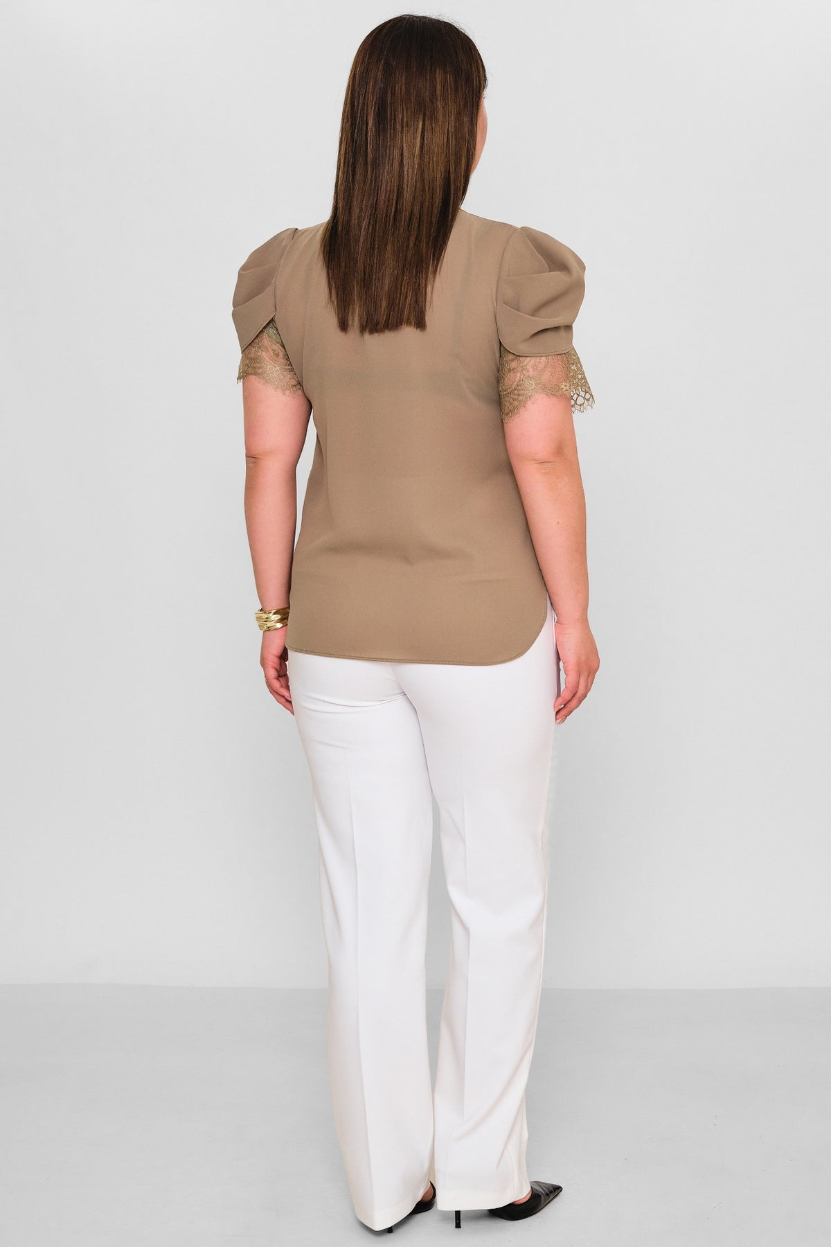Welike - Plus Size Blouse (WLK26Y1467) - 8690200162480