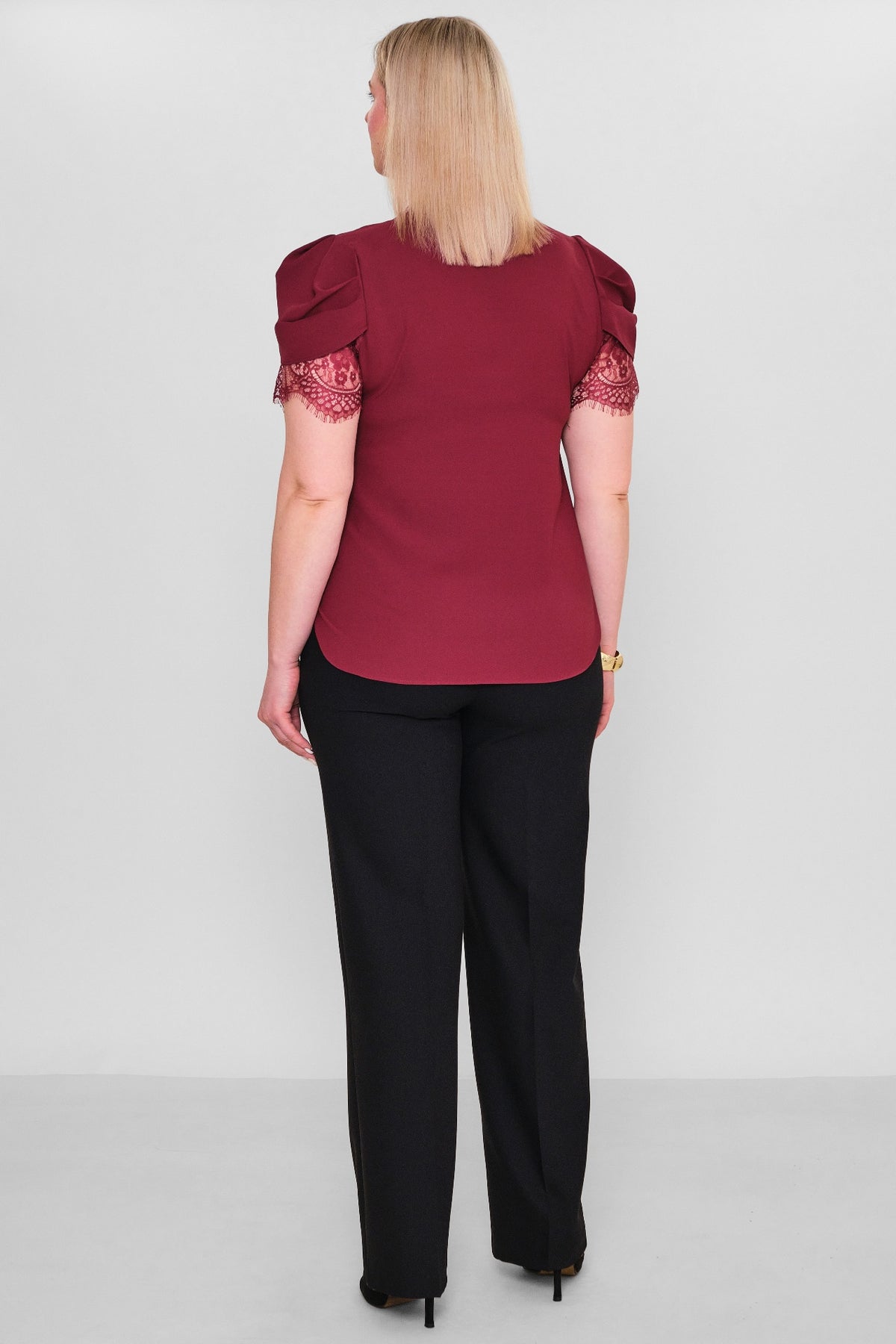 Welike - Plus Size Blouse (WLK26Y1467) - 8690200162503