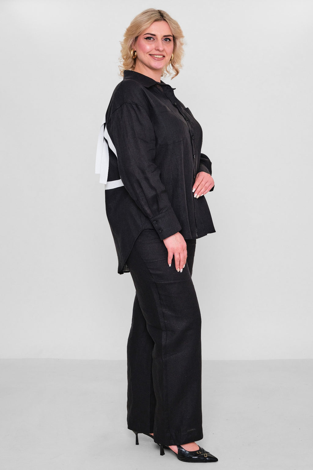 Salkim - Plus Size Shirt (SLK26Y36327BB) - 8690200163692
