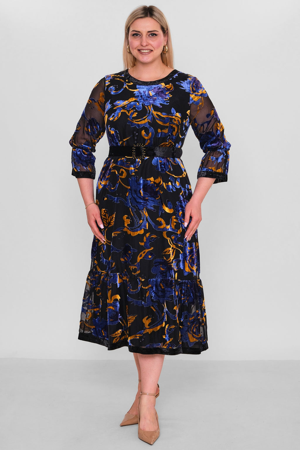 Ksas - Plus Size Dress (KSAS32372) - 8690200163715