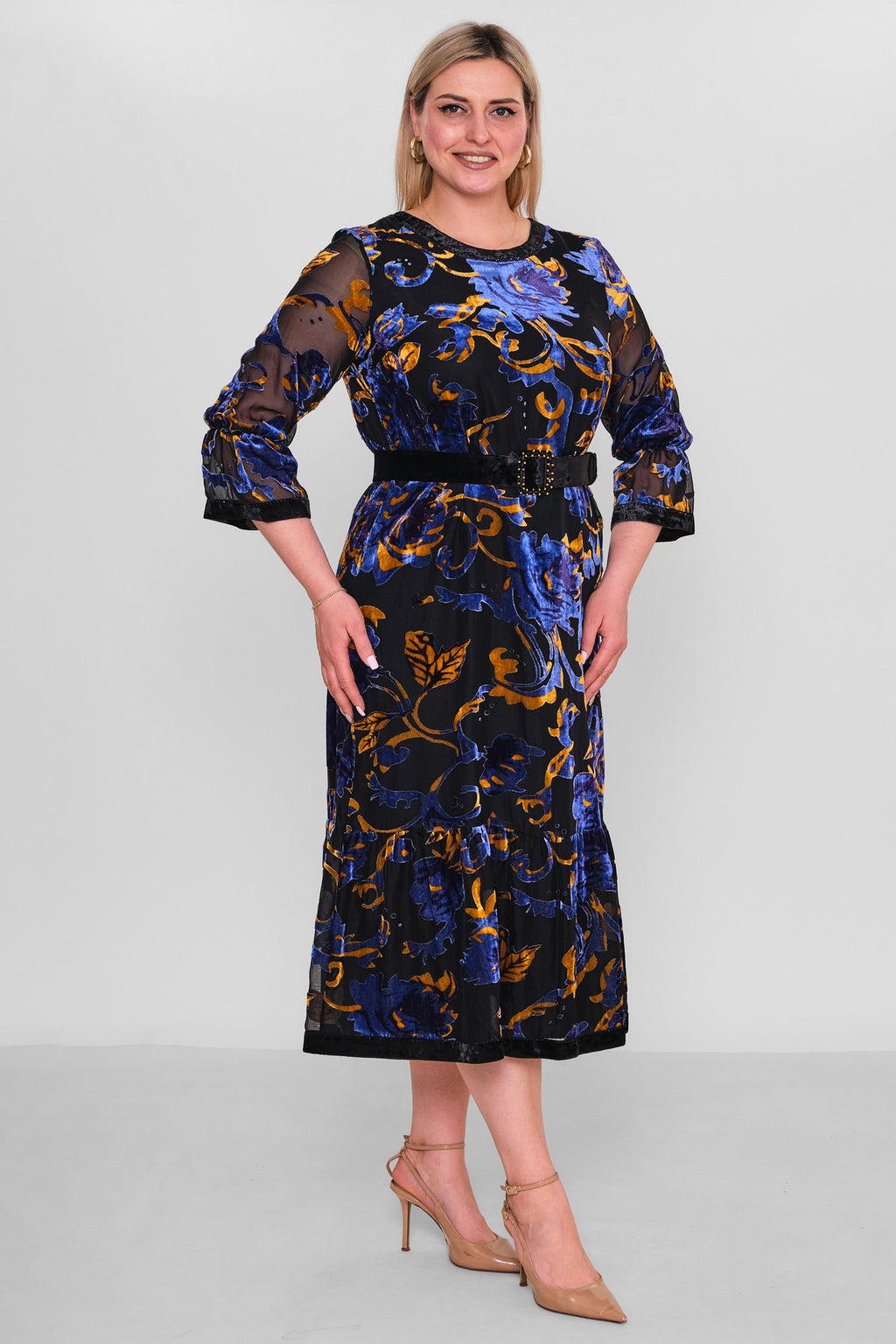 Ksas - Plus Size Dress (KSAS32372) - 8690200163715