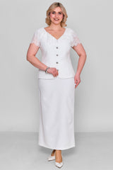 Welike - Plus Size Suit (WLK26T8398) - 8690200163784