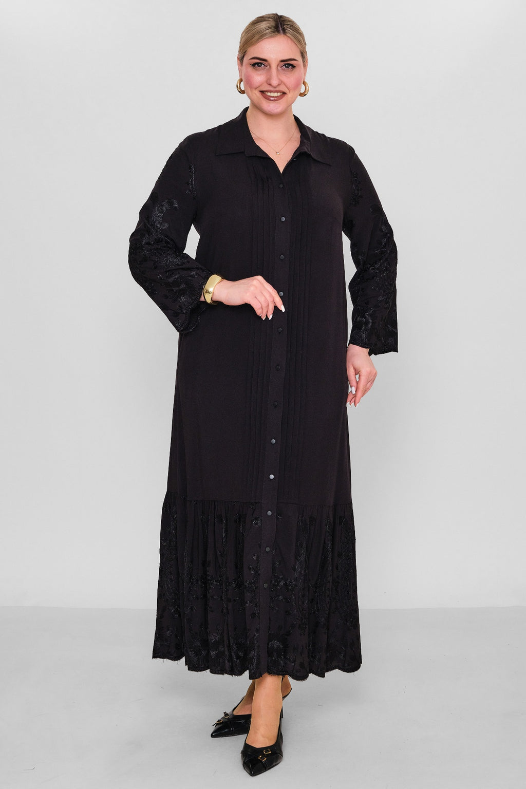 Ebberro - Plus Size Dress (EBR26Y10126BB) - 8690200164903