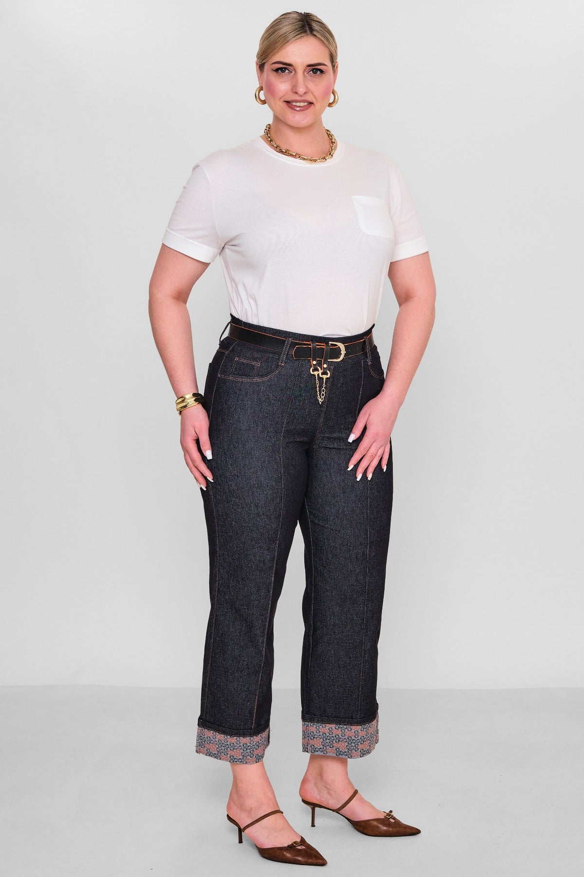 Elitline - Plus Size Trousers (ELT26Y1-34-4101)