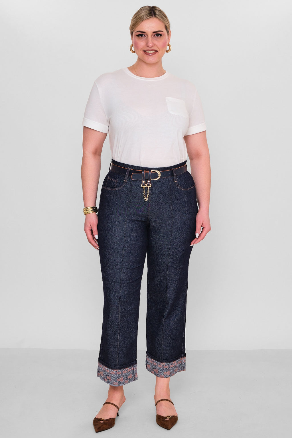 Elitline - Plus Size Trousers (ELT26Y1-34-4101)
