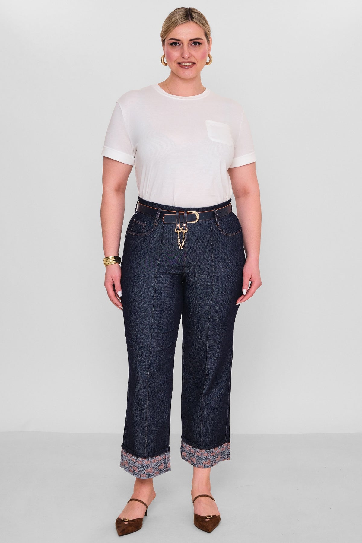 Elitline - Plus Size Trousers (ELT26Y1-34-4101)