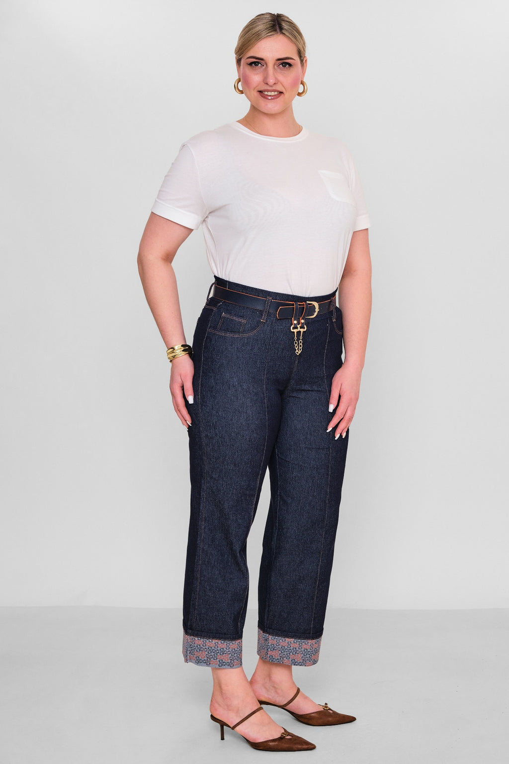 Elitline - Plus Size Trousers (ELT26Y1-34-4101)