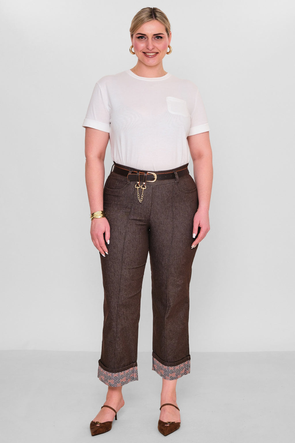 Elitline - Plus Size Trousers (ELT26Y1-34-4101)