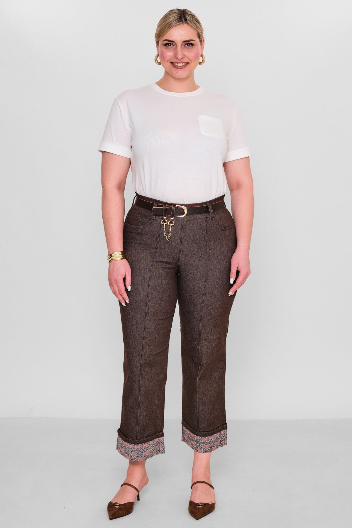 Elitline - Plus Size Trousers (ELT26Y1-34-4101)