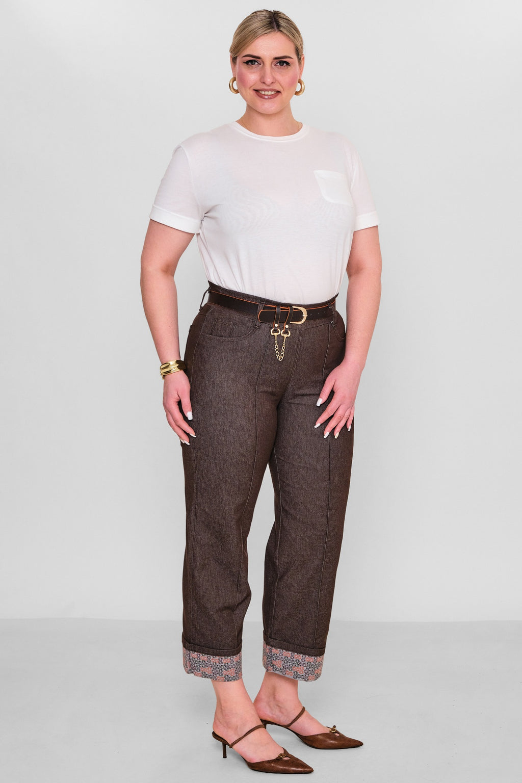 Elitline - Plus Size Trousers (ELT26Y1-34-4101)