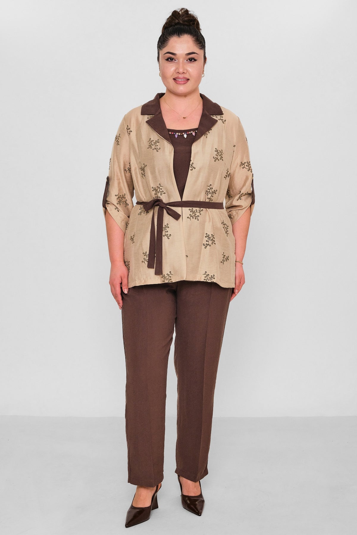 Dress Port - Plus Size Suit (DSP26Y3509) - 8690200166211