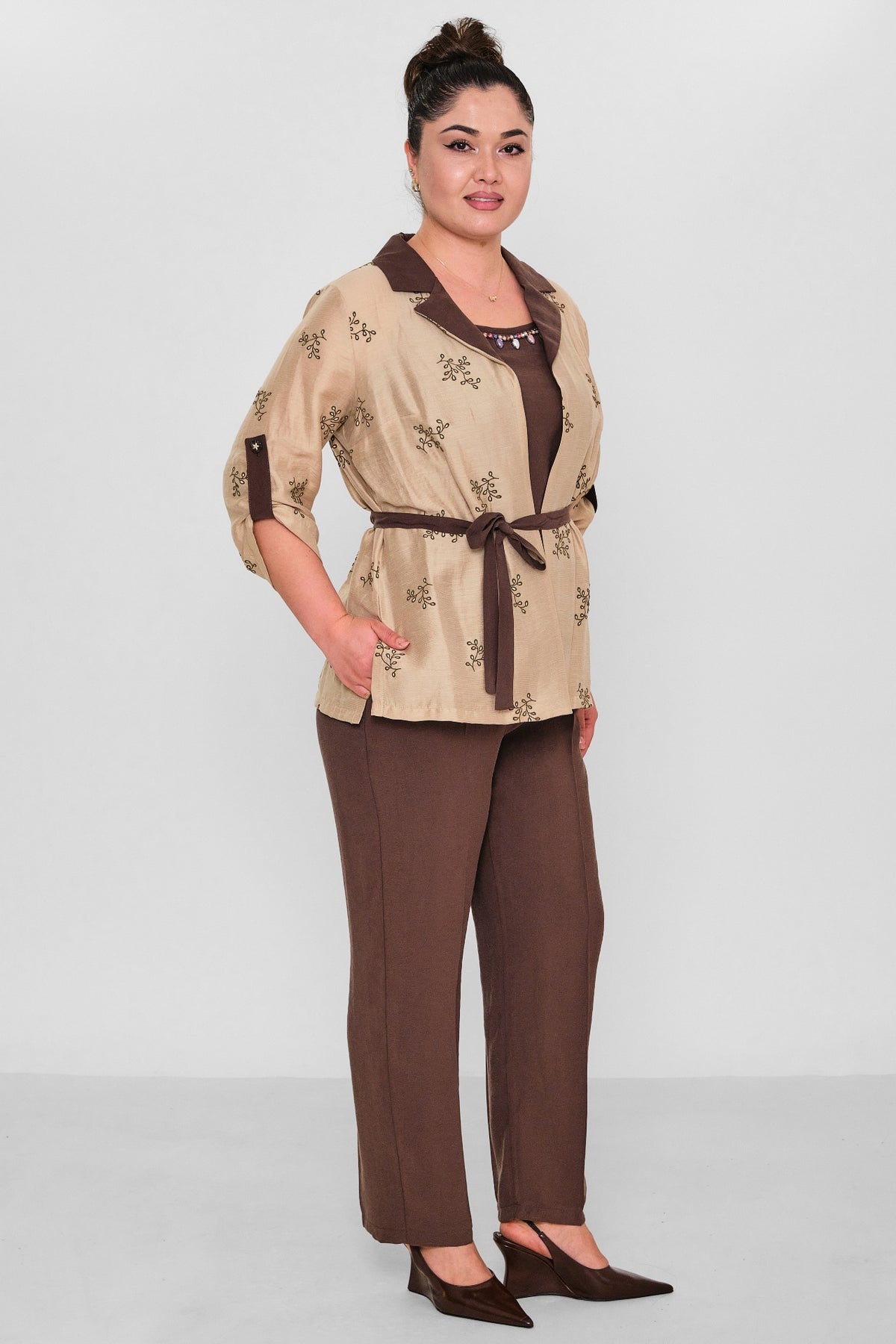 Dress Port - Plus Size Suit (DSP26Y3509) - 8690200166211