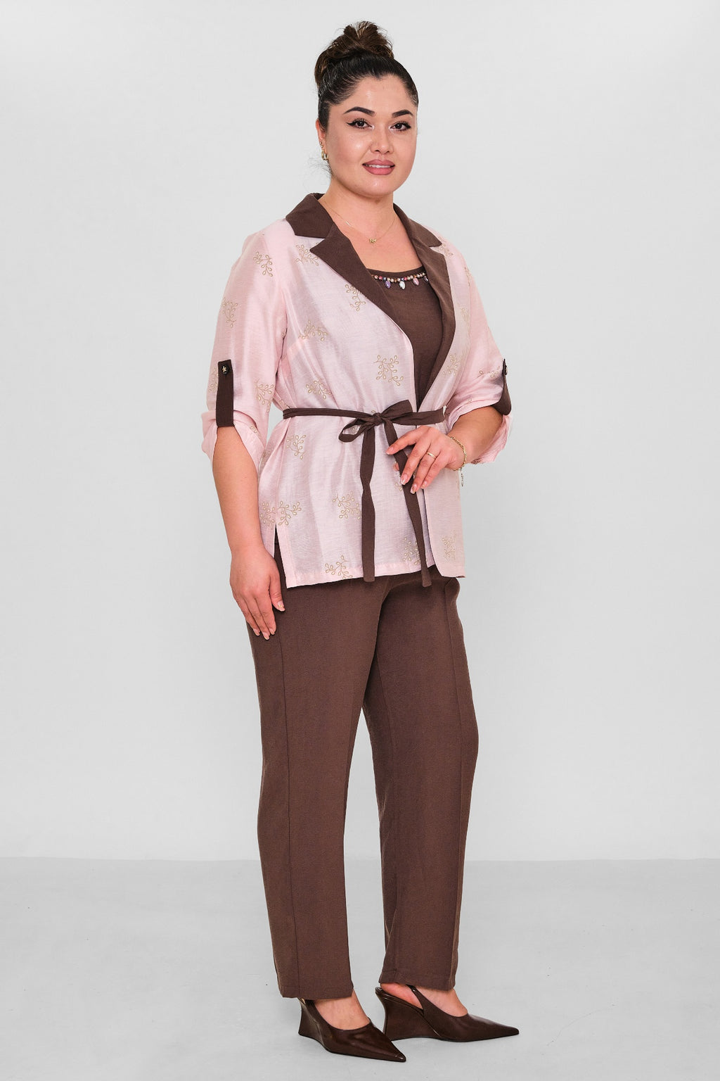 Dress Port - Plus Size Suit (DSP26Y3509) - 8690200166228