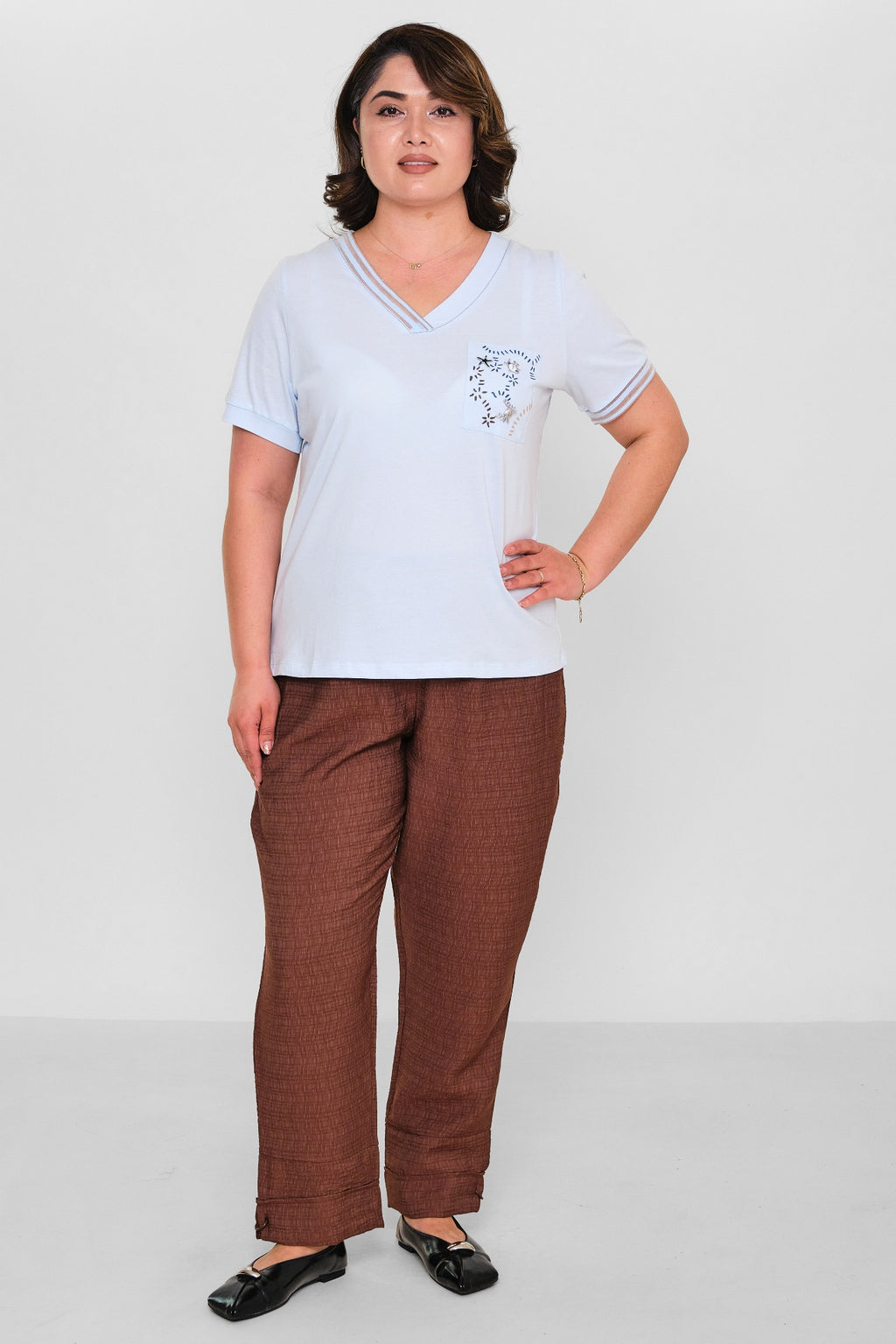 Xlife - Plus Size T-Shirt (XLF26Y7038) - 8690200166402