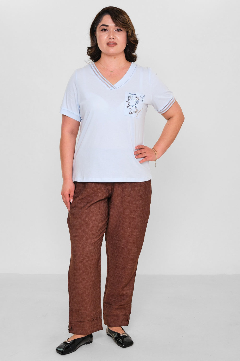 Xlife - Plus Size T-Shirt (XLF26Y7038) - 8690200166402
