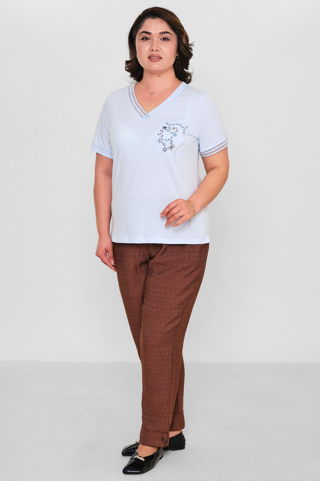 Xlife - Plus Size T-Shirt (XLF26Y7038) - 8690200166402