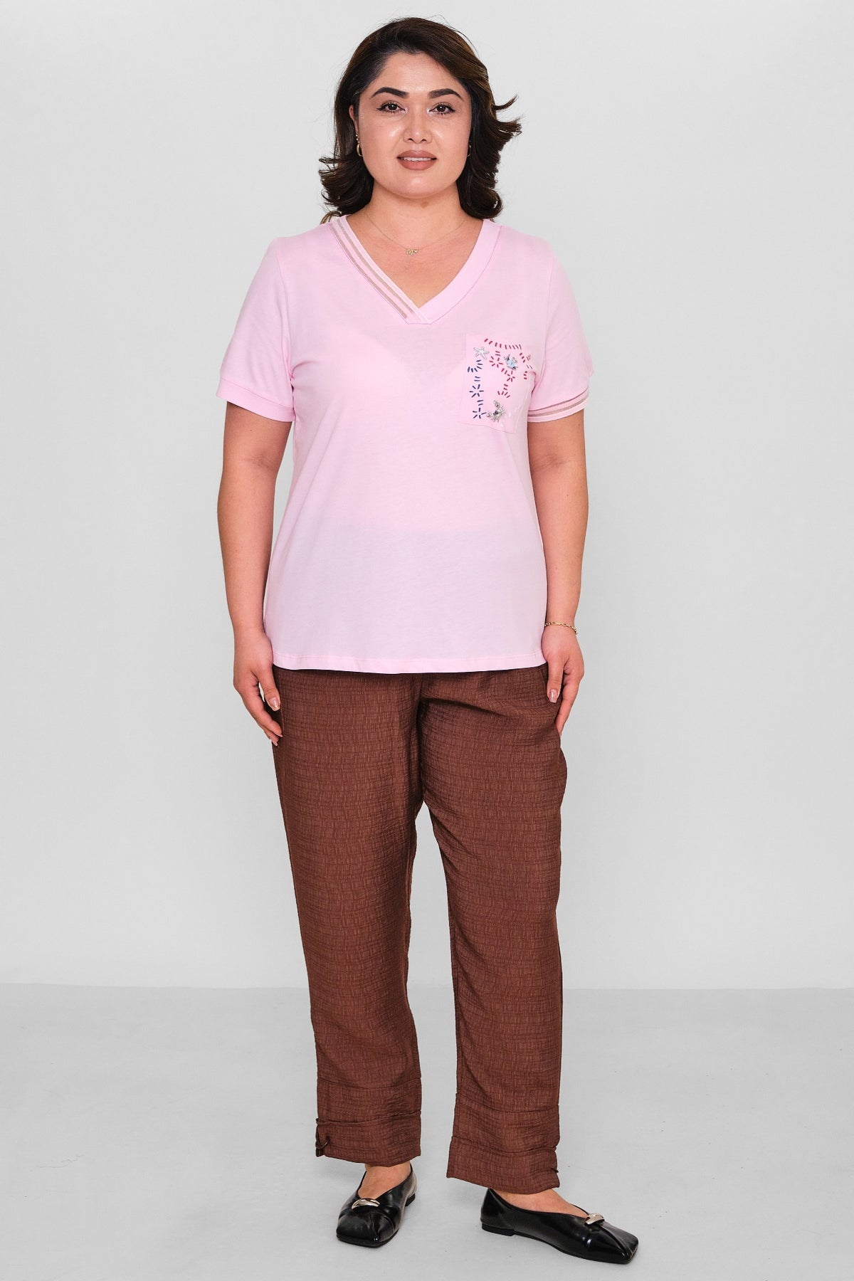 Xlife - Plus Size T-Shirt (XLF26Y7038) - 8690200166419