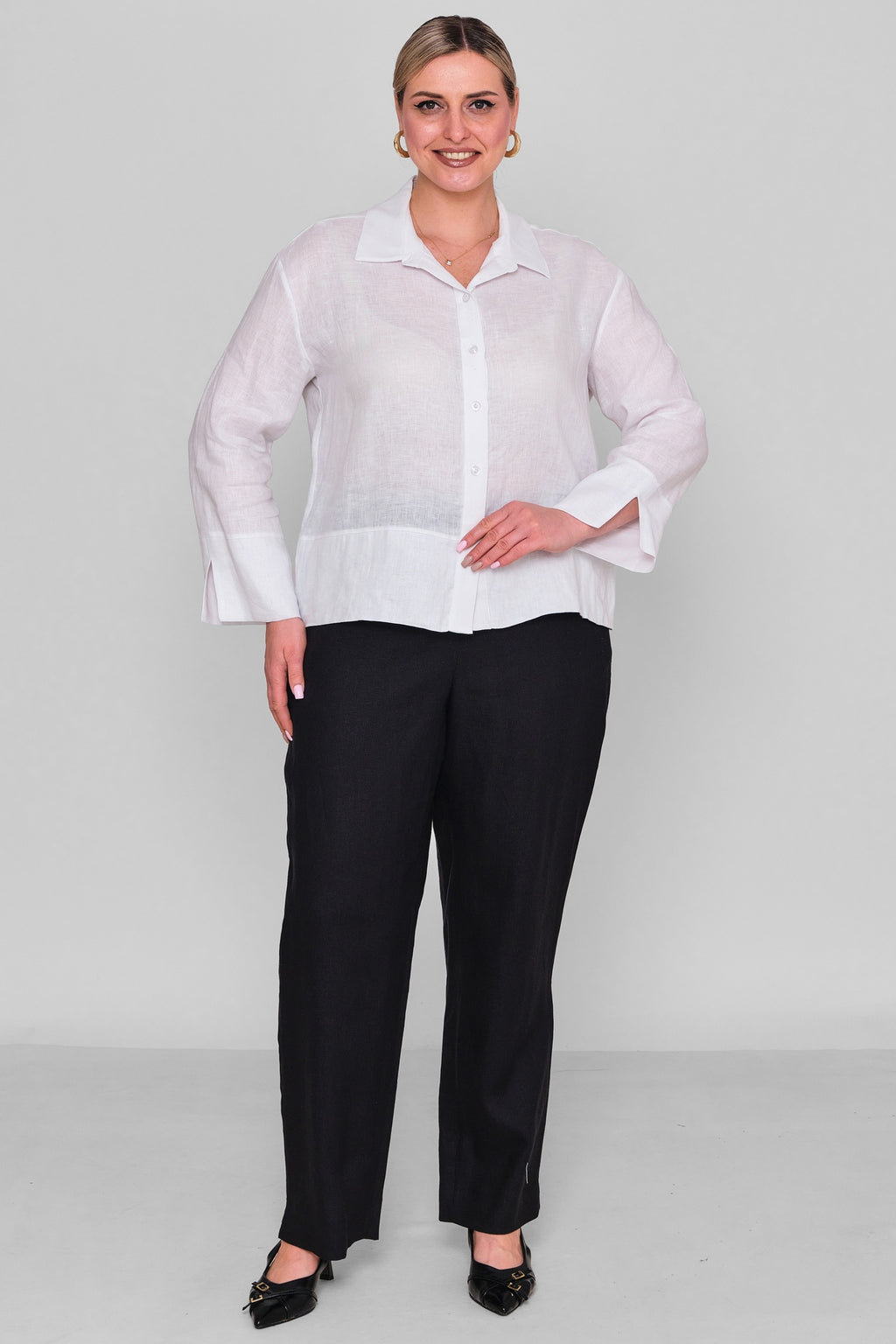 Salkim - Plus Size Shirt (SLK26Y36030BB) - 8690200166532