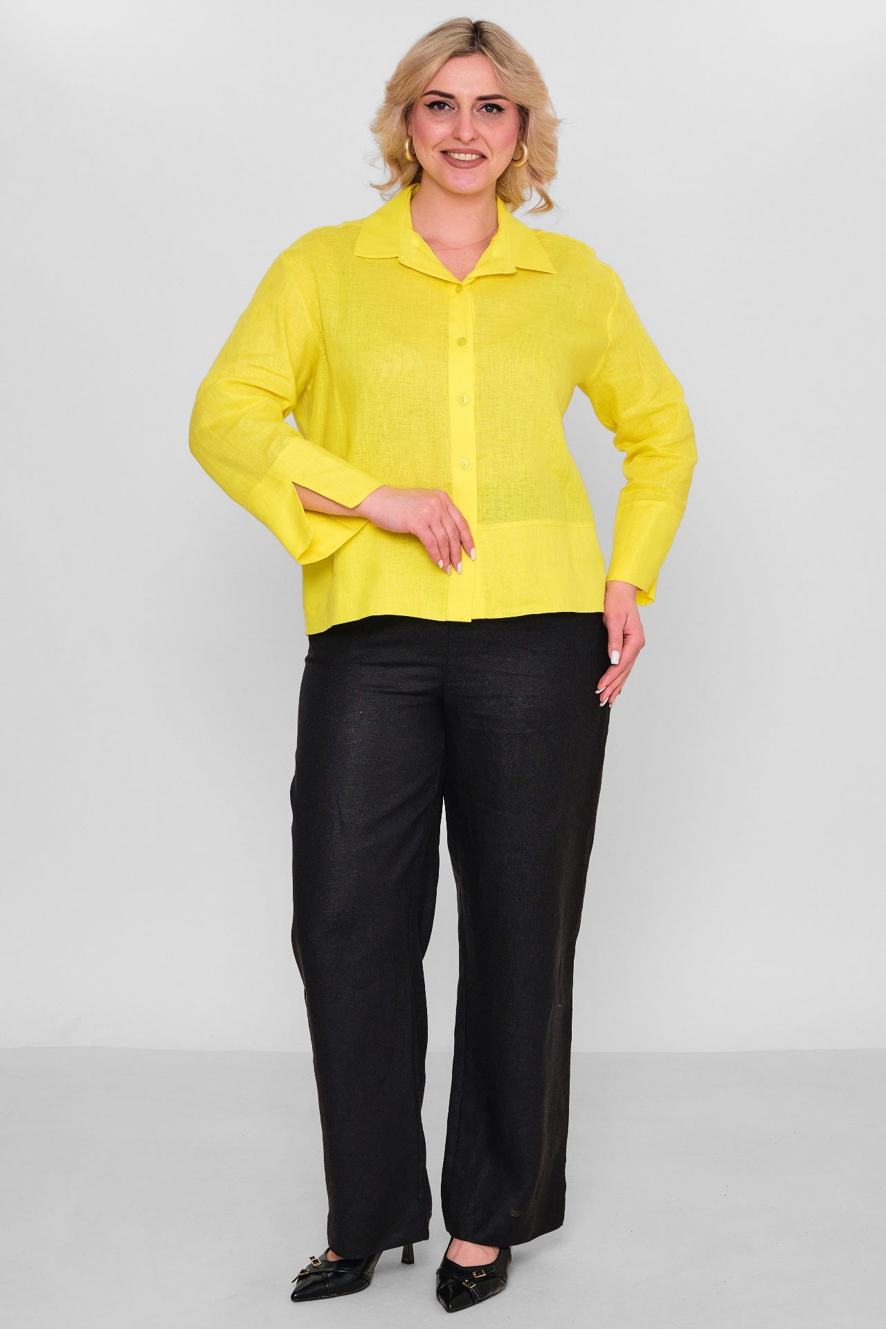 Salkim - Plus Size Shirt (SLK26Y36030BB) - 8690200166563