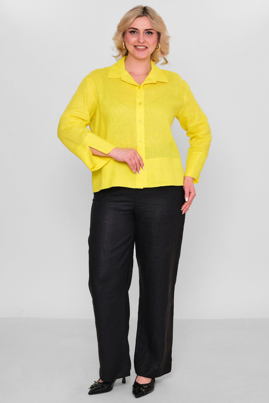 Salkim - Plus Size Shirt (SLK26Y36030BB) - 8690200166563